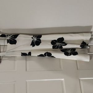 Never worn sleeveless floral print dress